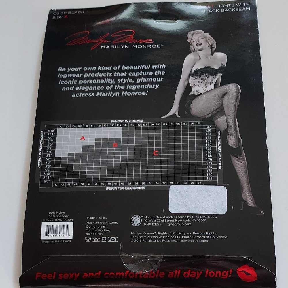 Fishnet Tights With Backseam - Picture 2 of 5
